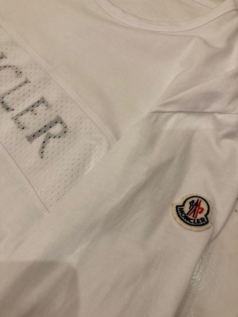 MONCLER モンクレール 長袖ロングTシャツ メッシュロゴ ロンT|PayPay