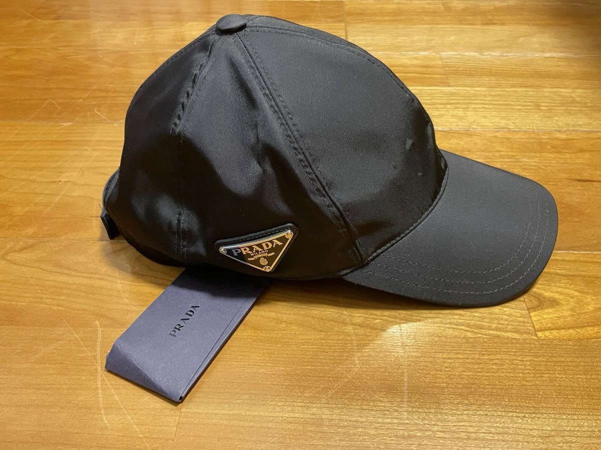 海外限定】 PRADA プラダ ロゴ ナイロンキャップ キャップ