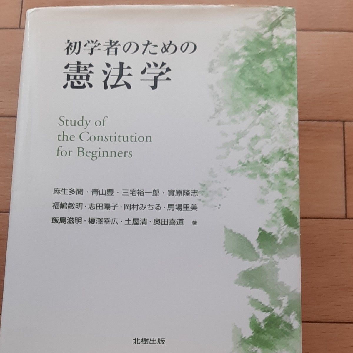 初学者のための憲法学 麻生多聞／著　青山豊／著　三宅裕一郎／著　実原隆志／著　福嶋敏明／著　志田陽子／著　岡村みちる／馬場里美他