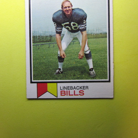 1973 Topps Football #388 Mike Stratton_画像4