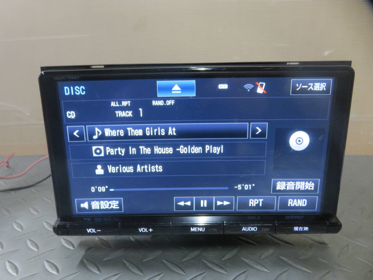 トップシークレット トヨタ NSZT-Y66T 純正 ナビ AQUA Bluetooth