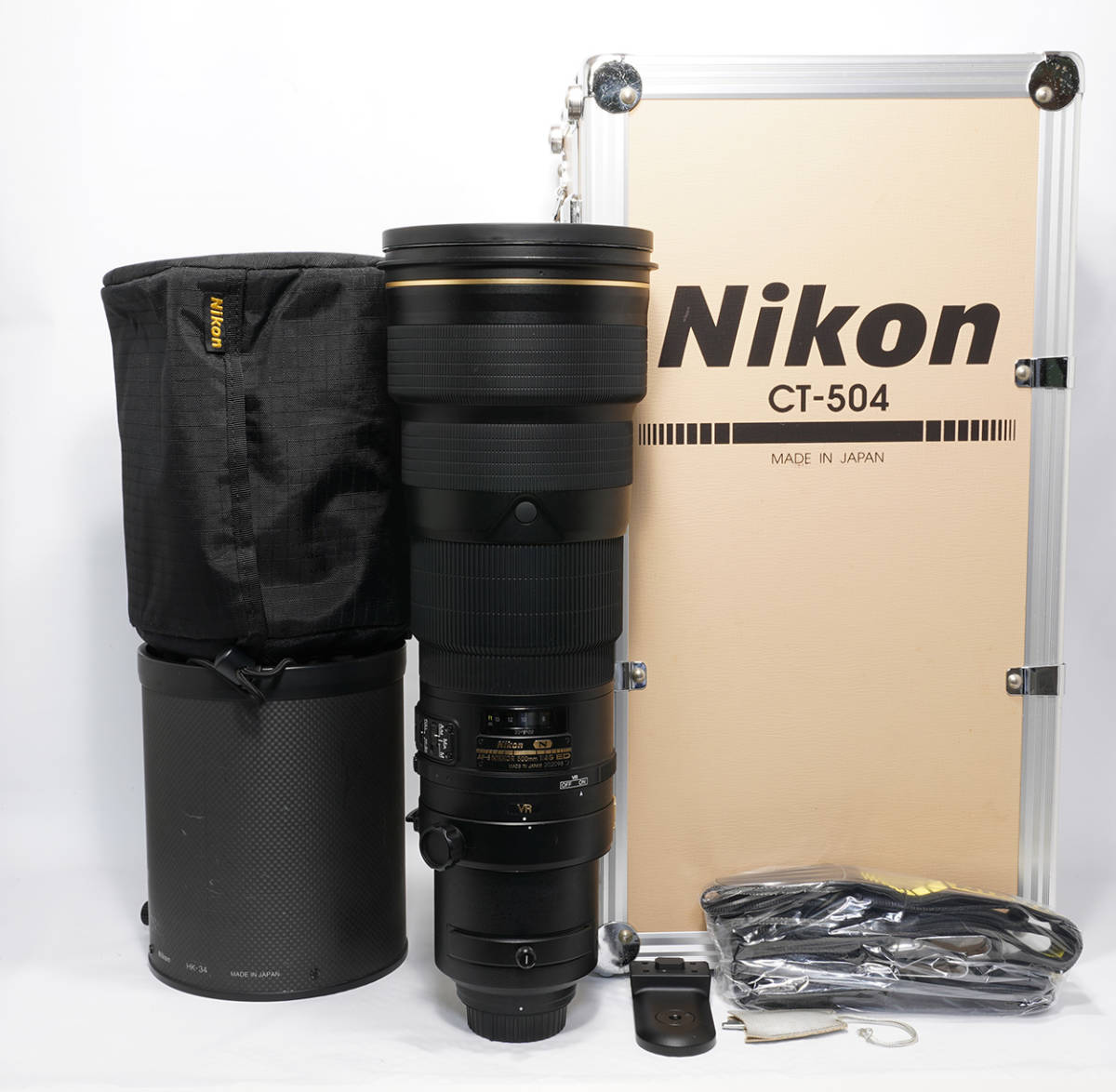 即決 動作保証 ニコン AF-S NIKKOR 500mm F4G ED VR ケース付き 良品 通常送料無料