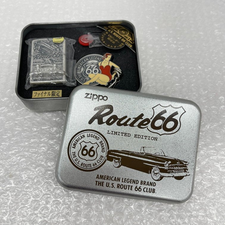 【ALAM3107】ZIPPO　ジッポー　ライター　ROUTE 66　LIMITED　No.0680　H XIII　缶ケース付き　未開封