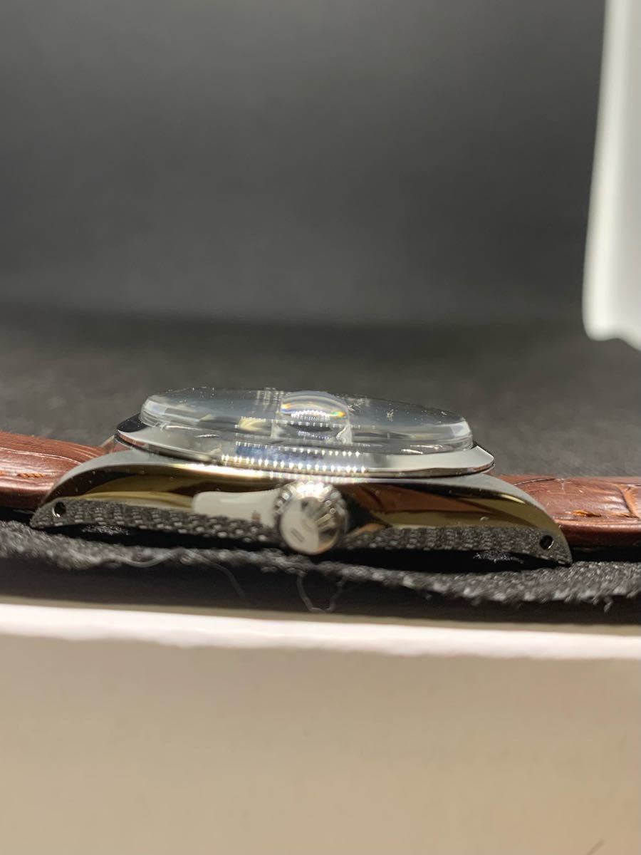 ROLEX ロレックス OYSTER DATE オイスターデイト マッドブラック PRECISION プレシジョンRef.6694 メンズ 手巻き 腕時計 OH 新品磨き済み