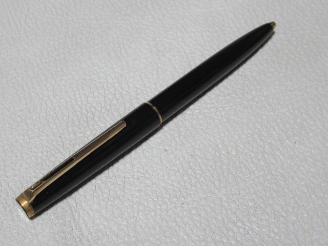 ■美品 希少 1970年代！モンブラン（MONTBLANC） No.380 レバー式　ボールペン 黒