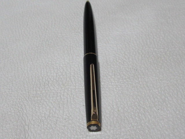 ■美品 希少 1970年代！モンブラン（MONTBLANC） No.380 レバー式　ボールペン 黒