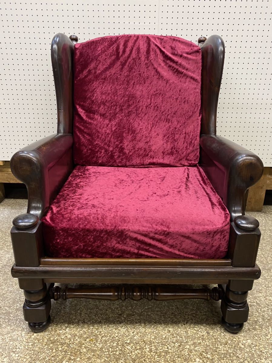 ビンテージ Ethan Allen アームチェア 一人掛けソファー ☆ イーセン