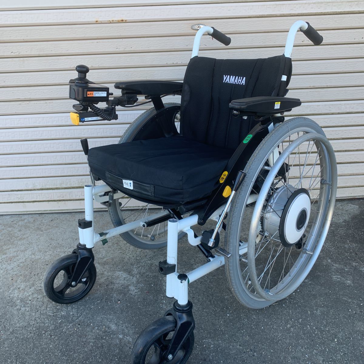2019年 YAMAHA 電動車椅子 中古 バッテリー2個付き X0F 電動車いす 動作OK 取説 ヤマハ 介護 充電器
