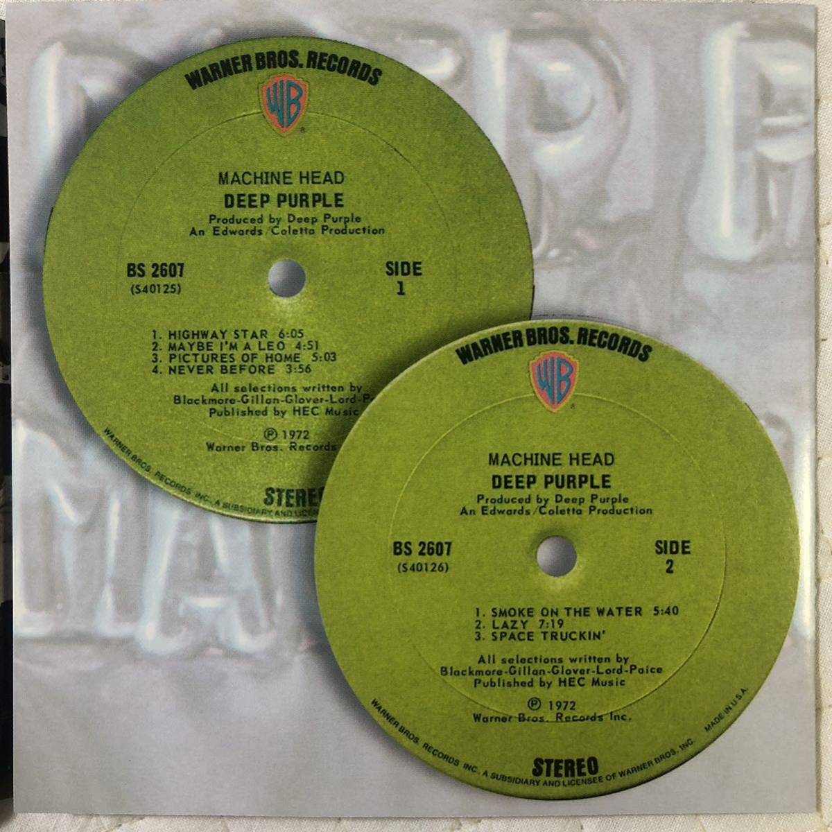 Audio Fidelity！24KT+ Gold CD！Deep Purple / Machine Head_画像6