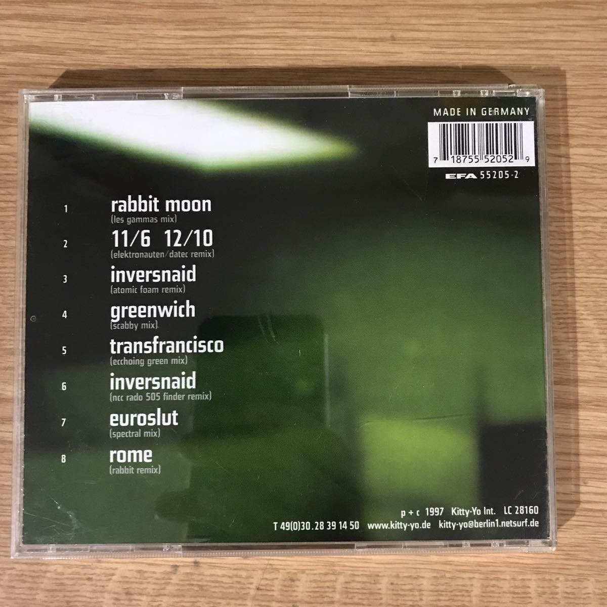 E267 中古CD1000円 tarwater Rabbit Moon Remixed_画像2