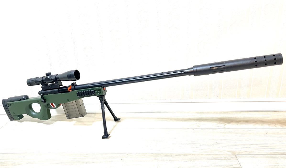 ナーフガンブローバック排莢式 スポンジ弾 awm L96風スナイパー ...