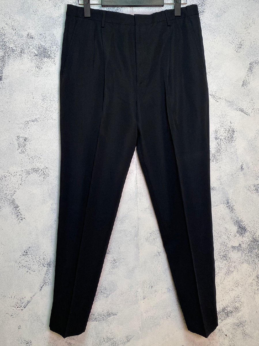 ☆LANVIN ランバン☆ スラックスパンツ Wool trousers RMTR0056/R ブラック