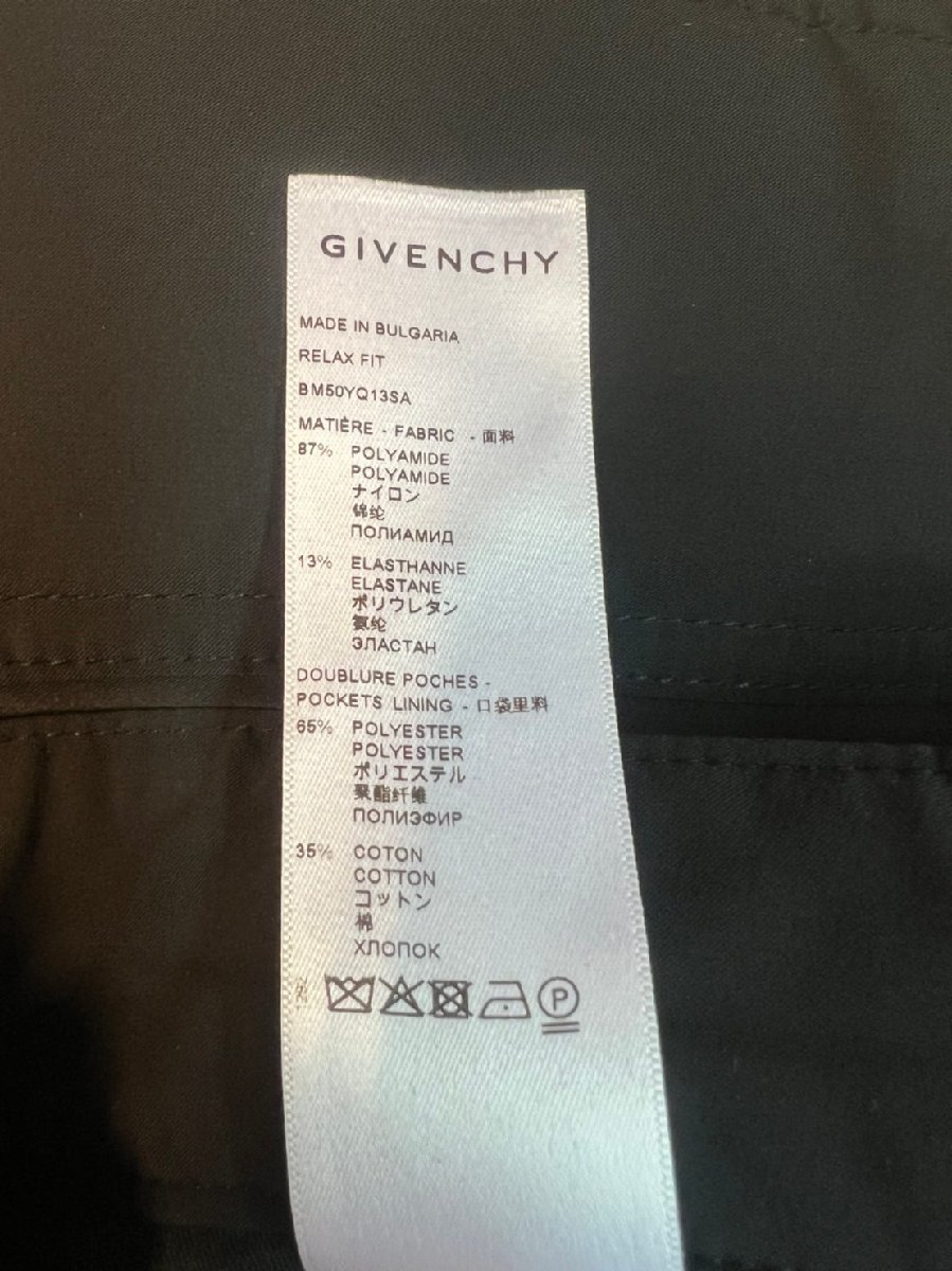 ☆GIVENCHY ジバンシー☆ メタルディテール マルチポケット カーゴパンツ BM50YQ13SA ブラック_画像10