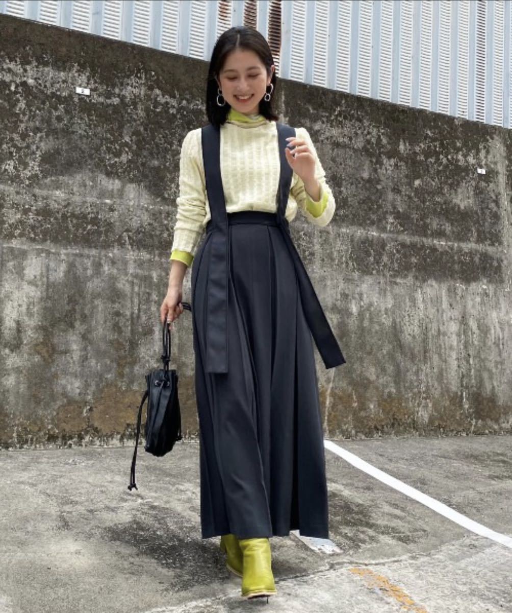 Ameri PLAID SHEER TURTLE KNIT|PayPayフリマ