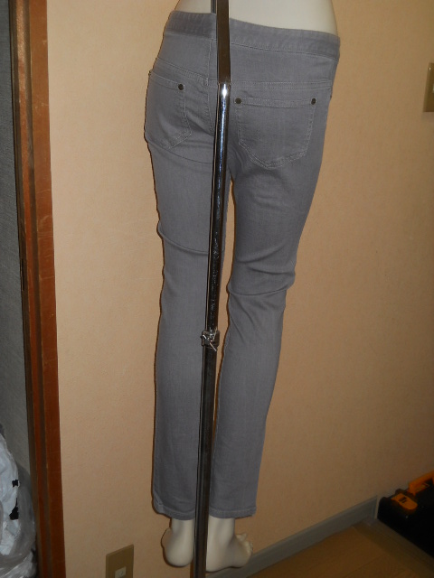 CAROLINA GLASER Caro lina серый sa-( Bigi ) брюки низ ki колено размер Fme1998