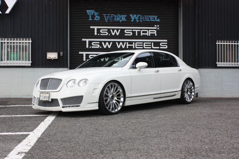  Bentley Continental flying spur dealer car left steering wheel MANSORY aero wheel 