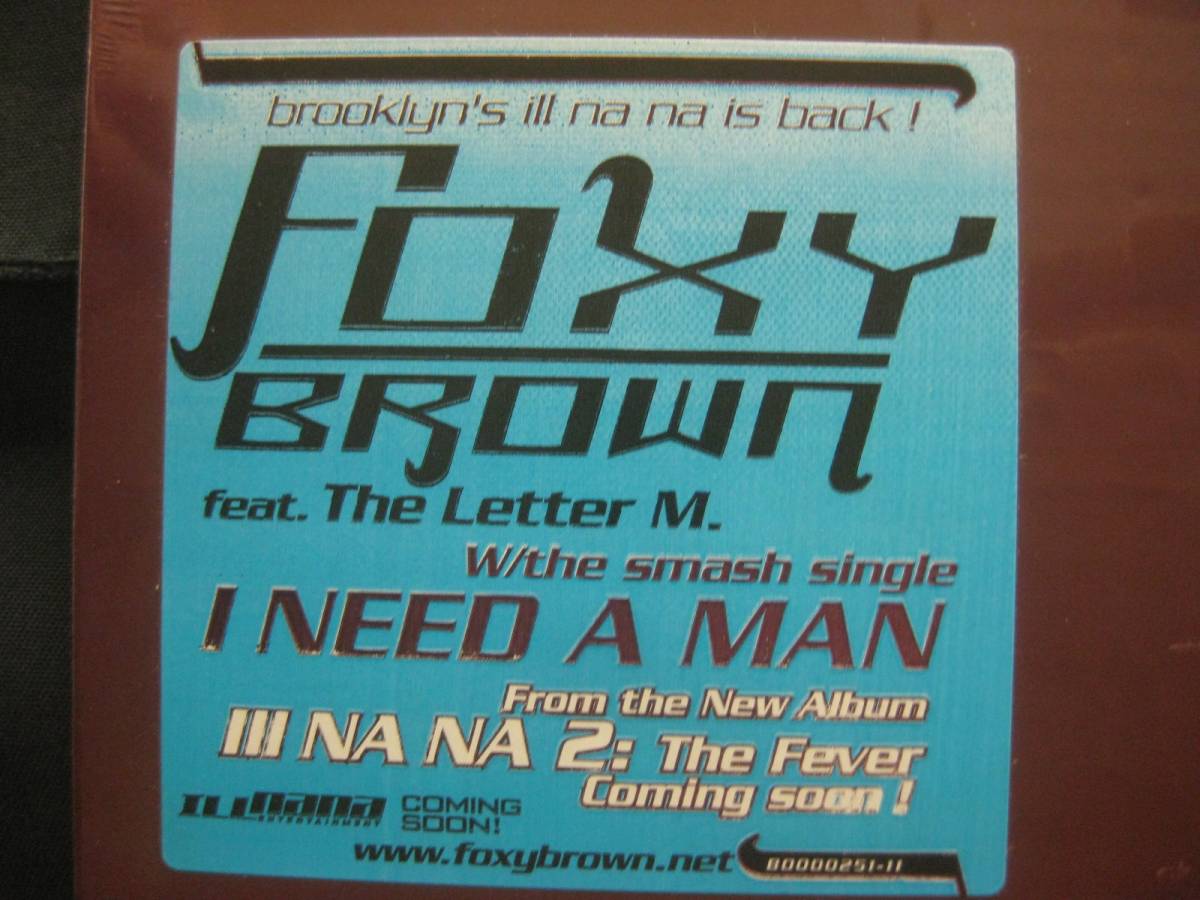 FOXY BROWN / I NEED A MAN ◆X635NO◆未開封12インチ_画像1