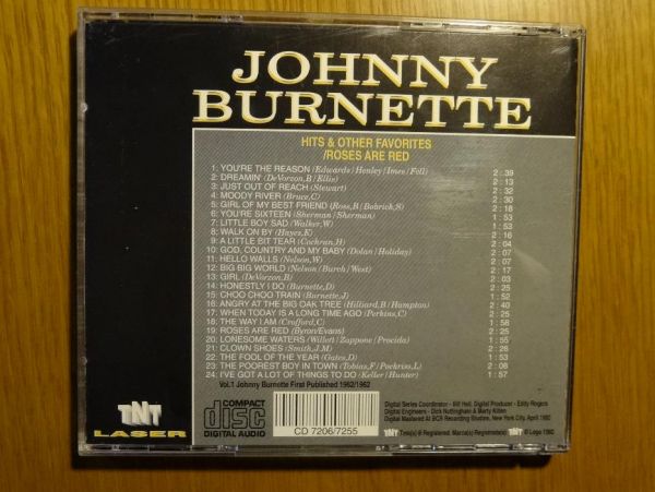 [CD] 「Johnny Burnette / volume 1」　ジョニー・バーネット　ロカビリー　60’ｓ_画像2