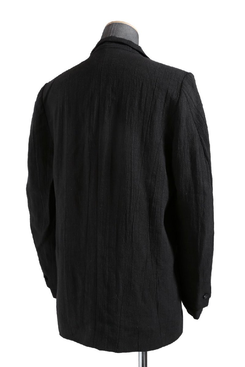 SOSNOVSKA 22AW 美品 MIXED CRUMPLED JACKET / size M (BLACK) ソスノブスカ ジャケット