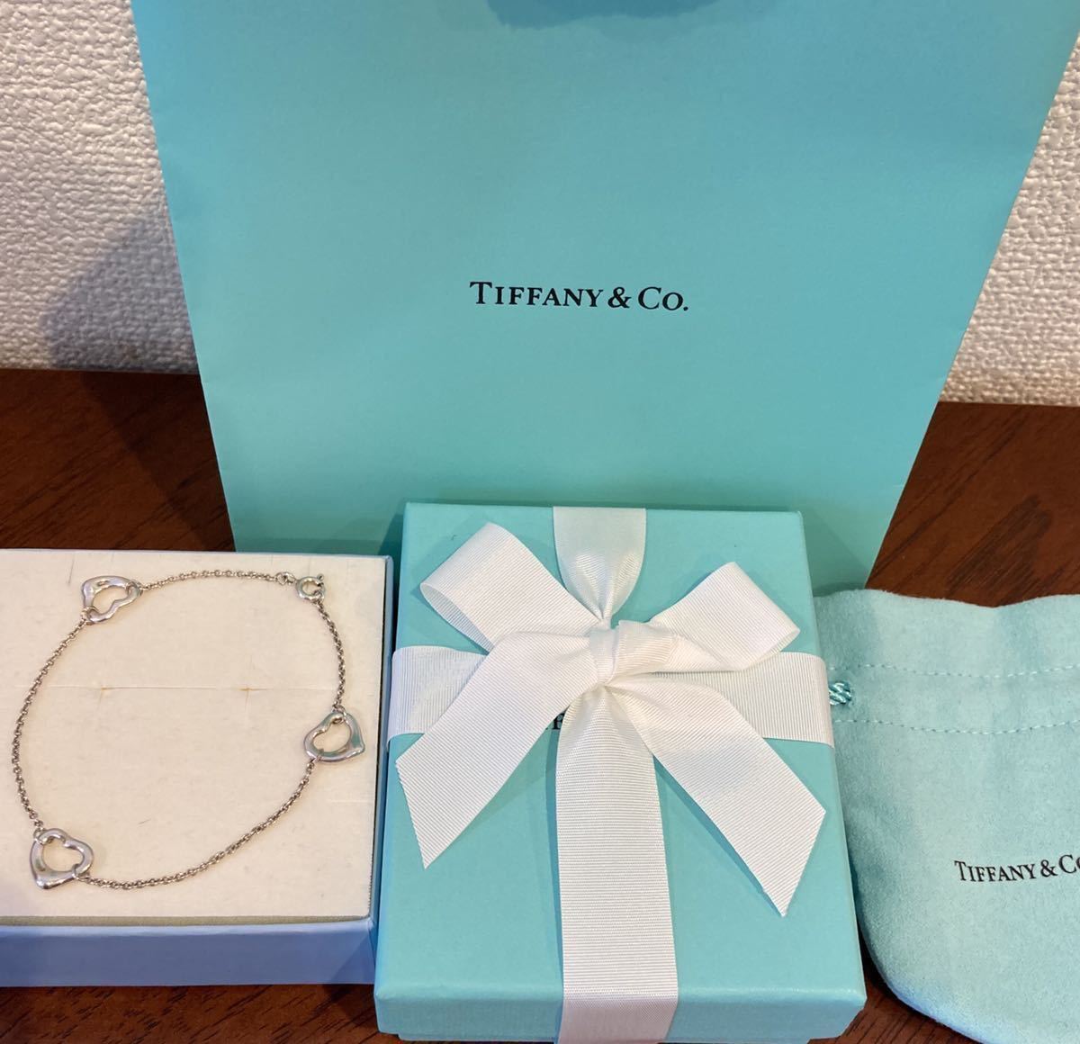 新品 正規品 ティファニー tiffany&co ブレスレット オープンハート