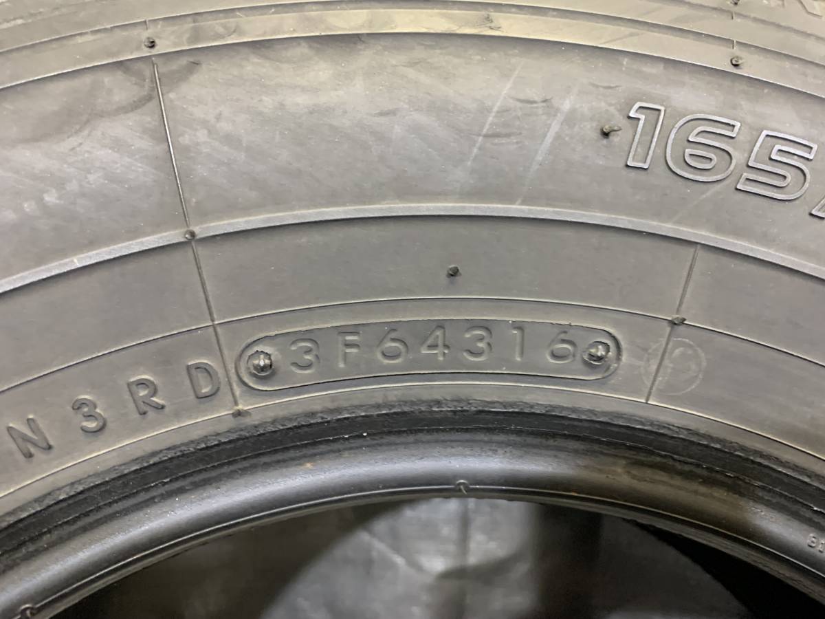 最終価格 深溝 165/80-13 165/80R13 2本セット スタッドレス 中古 トーヨー DELVEX 934_画像8