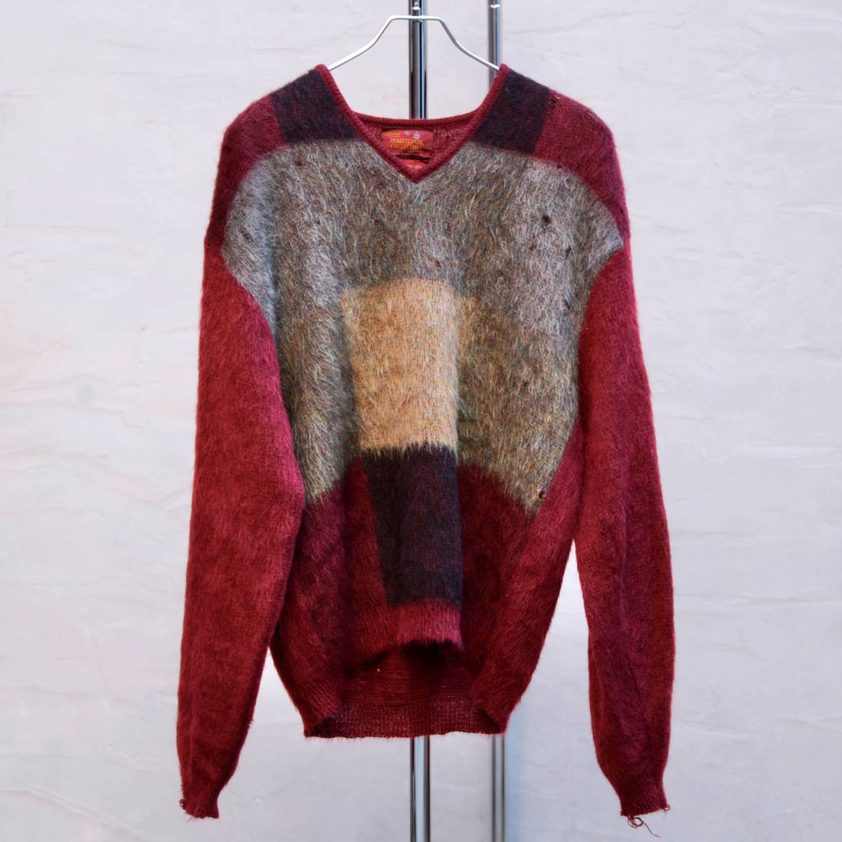 品多く 60年代 knit mohair vintage 60s カートコバーン グランジ