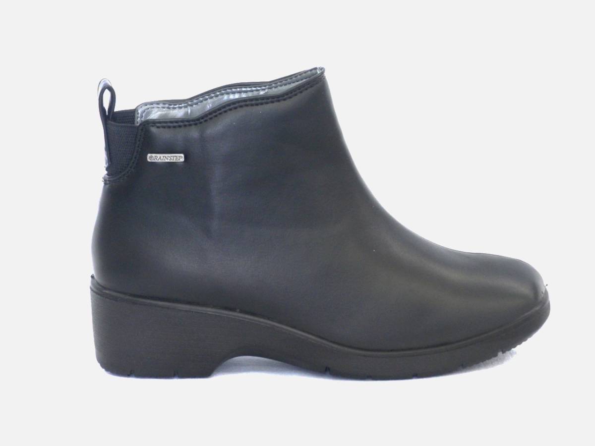 Pansy pansy rain boots 4906 black 24.5cm lady's rain shoes rain step waterproof shoes 