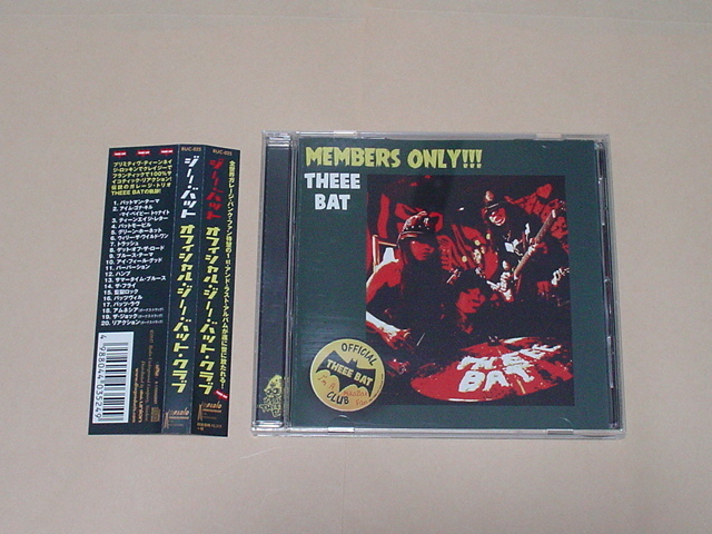 GARAGE PUNK：THEEE BAT / OFFICIAL THEEE BAT CLUB(THE MUMMIES,MAD3,TEENGENERATE,THEE HEADCOATS)_画像1