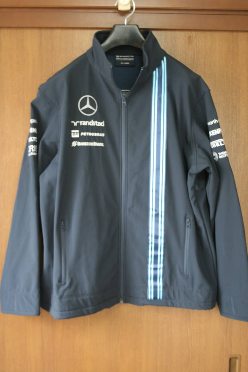 F1 WILLIAMS　F1 TEAM　ウインドブレーカー　OFFICAL MERCHANOISE　2X-LARGE　size　USED