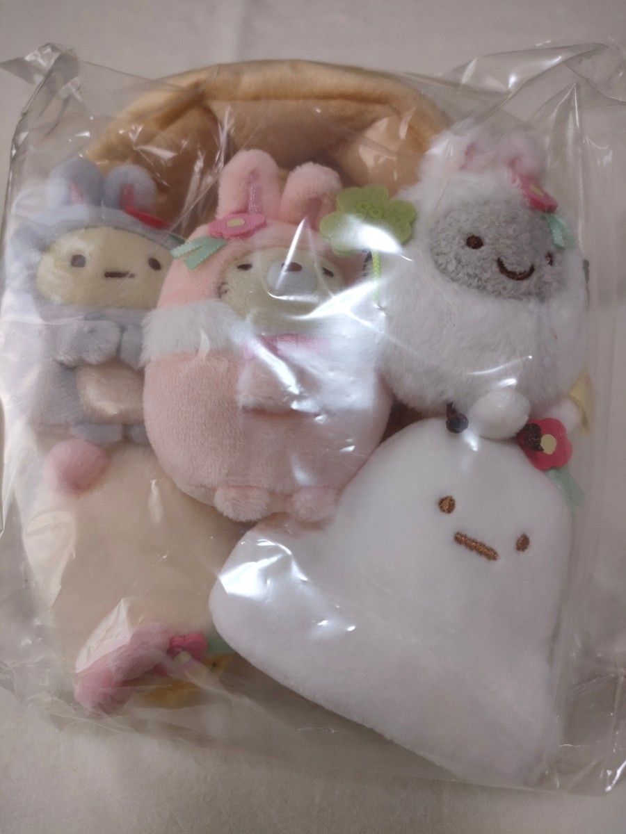 すみっコぐらし お正月 うさぎ下さい てのりぬいぐるみセット 受注生産