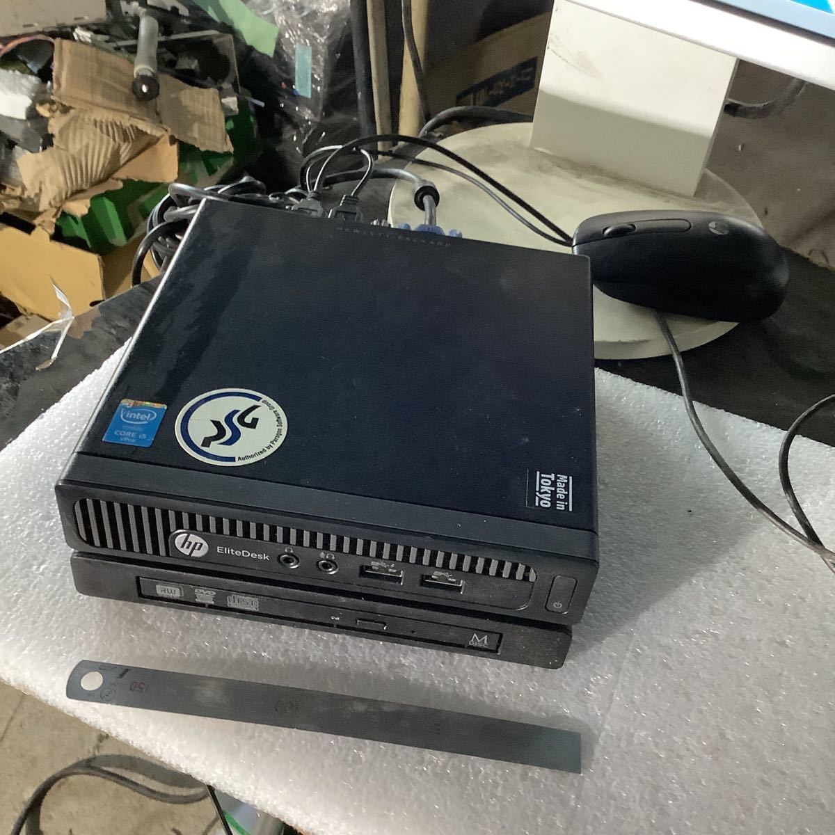 hp デスクトップパソコン　中古品ジャンク通電Win7 表示まで確認_画像1