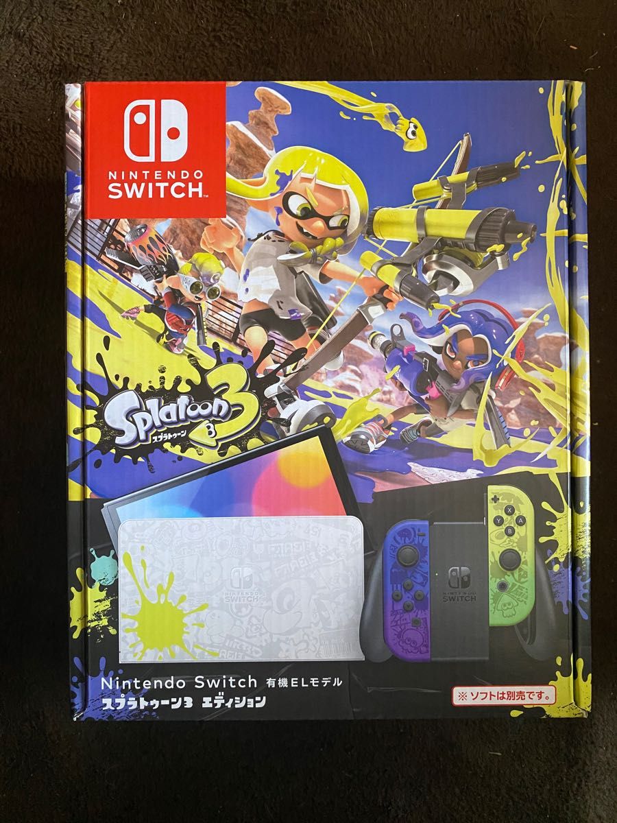 新品・オマケ付き】任天堂Switch 有機EL スプラトゥーン3エディション-