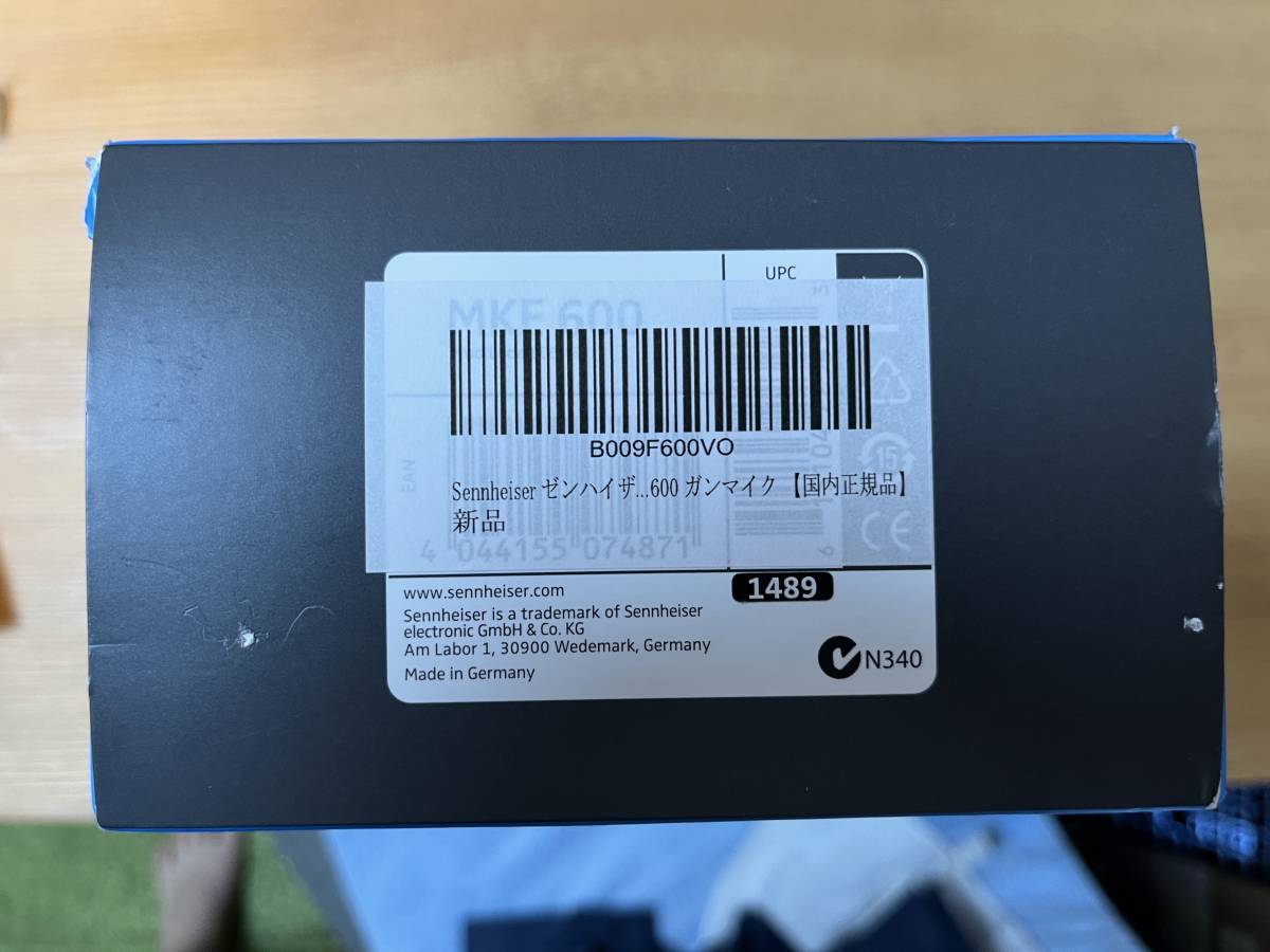 SENNHEISER ゼンハイザー MKE 600 MZH 600 マイク+ウインドシールド