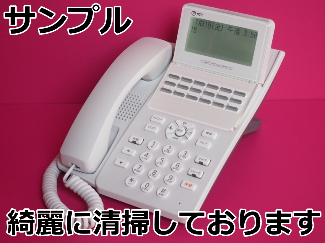 綺麗 NTT ビジネスフォン N1 電話機６台 ★ 設定済 オーダーメイド配線 ★ αN1 ひかり電話オフィス に対応 ★ αZX ZX の１世代前の機種_画像3