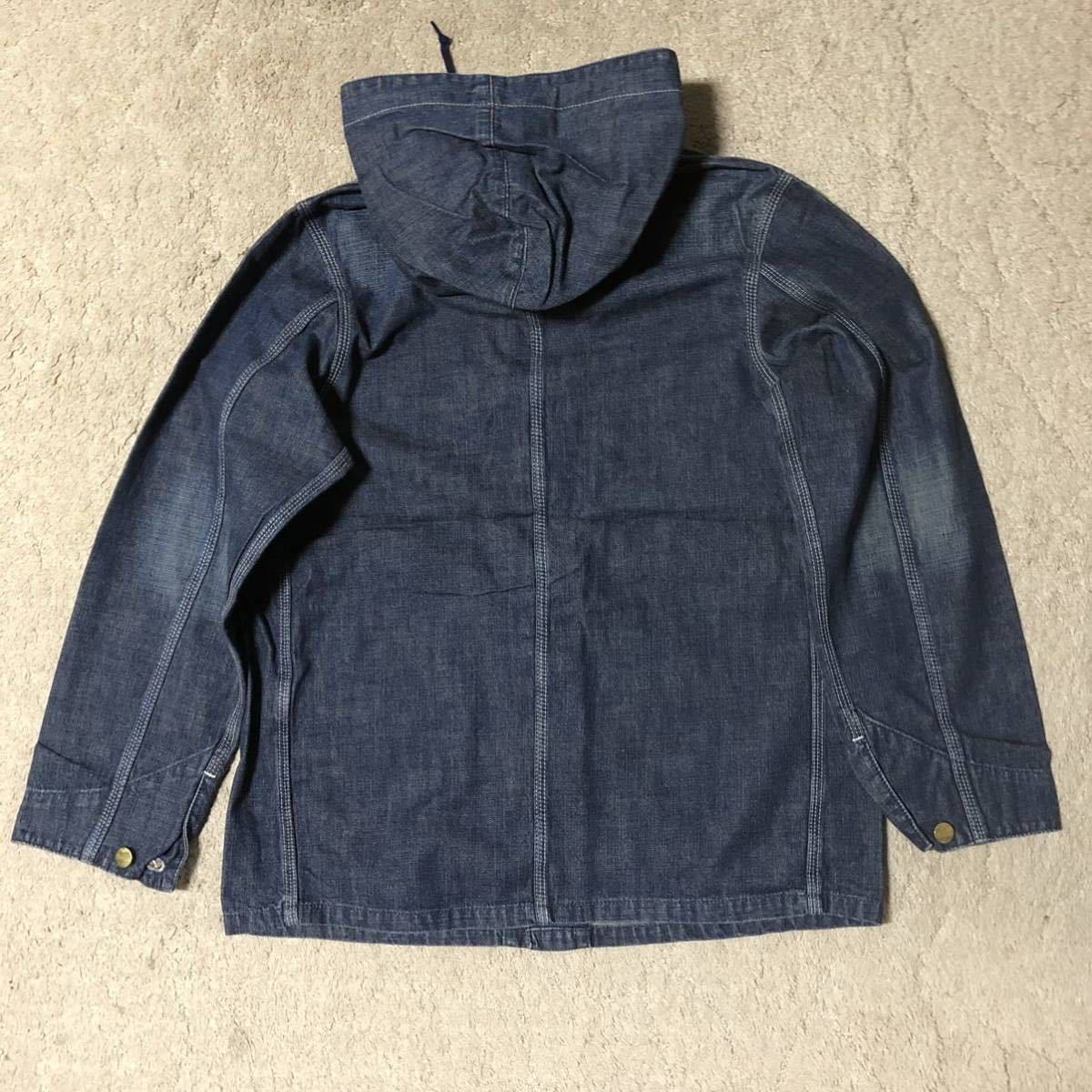 carhartt デッドストック ブルー デニム フード付 パーカー carhartt デッドストック ブルー デニム フード付 パーカー