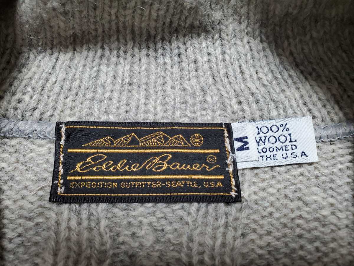 M】80´s~♪VINTAGE USA製 Eddie Bauer (エディーバウアー) ショール