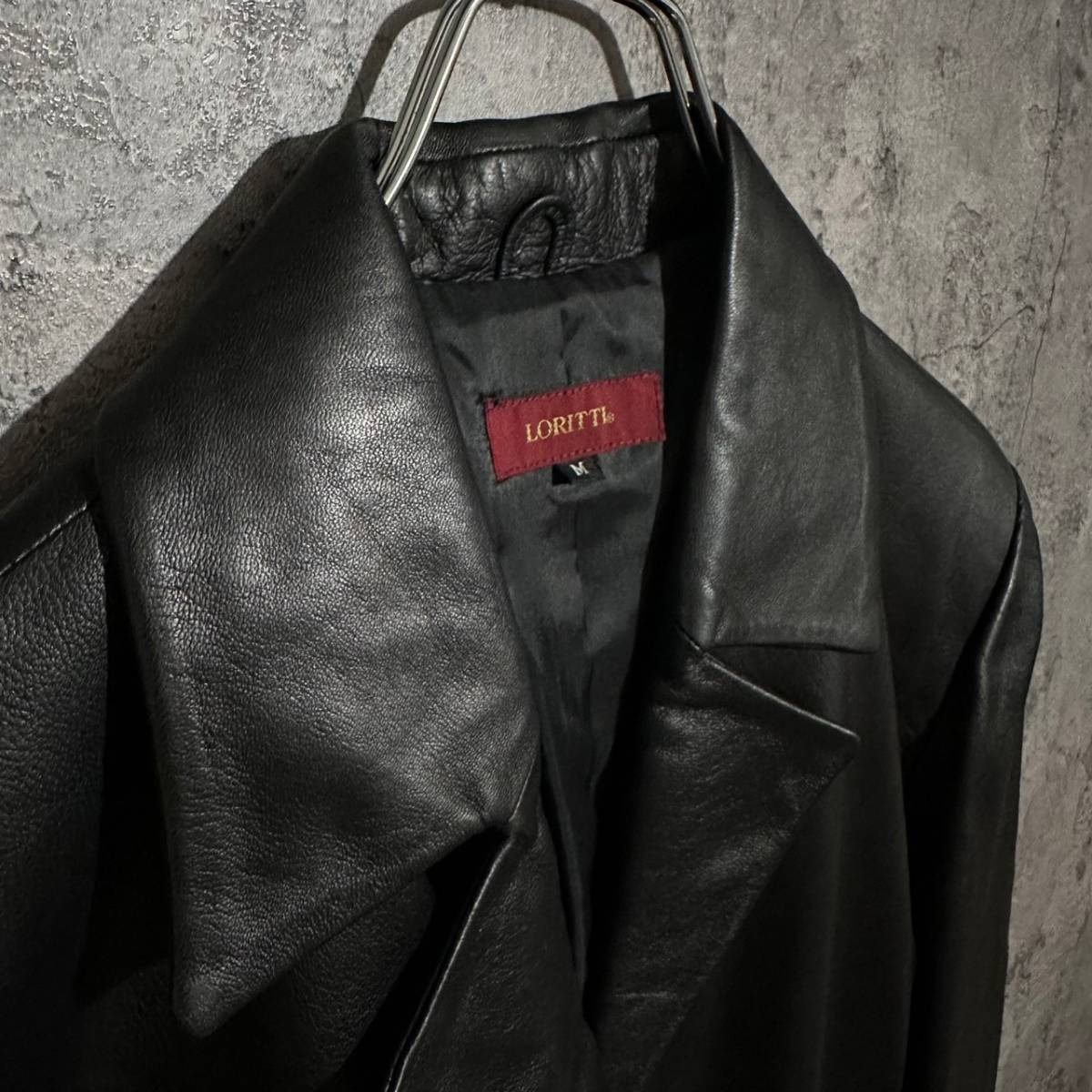 日本産 ヴィンテージ レザーコート アウター コート 古着 90s レトロ