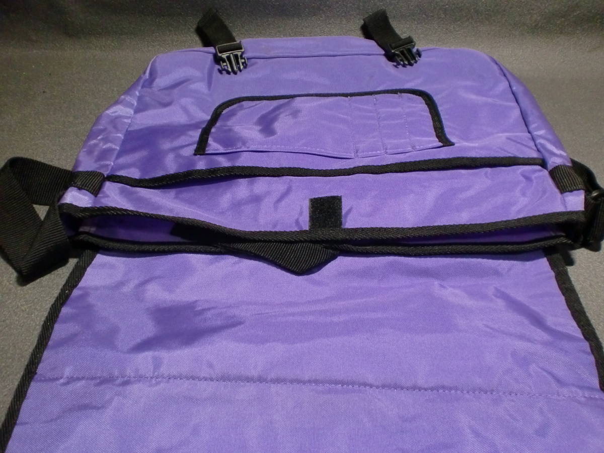 Piko pico shoulder bag purple width 37cm length 30cm inset 8cm exhibition goods om-24