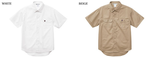 WORK SHIRT S/S SPEED ADDICT TRADE MARK BEIGE L/半袖シャツワークシャツ世界最速のインディアンボンネビルソルトフラッツトライアンフ50s_画像2