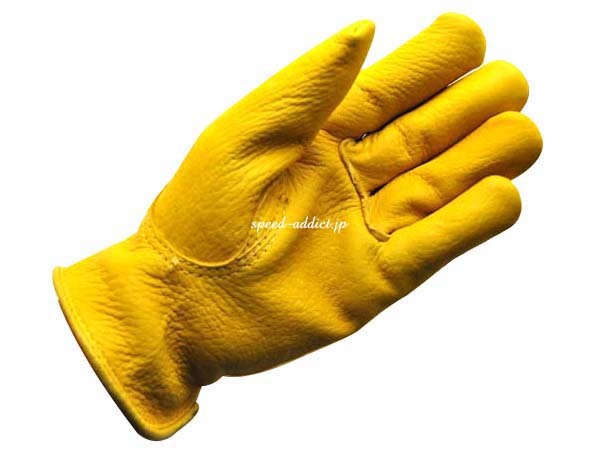 NAPA GLOVE 800TL 裏地付 GOLD S/ナパグローブ金色ゴールドシンサレートバイク用手袋鹿革本革thinsulate防寒防雨レザーグローブusaシンプル_画像3