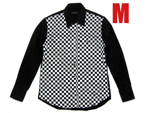 CHECKER WESTERN SHIRT 前身頃チェッカー M/ウエスタンシャツロックマウントrock mountレインボータグデニムシャツアメカジ古着50s60s70s