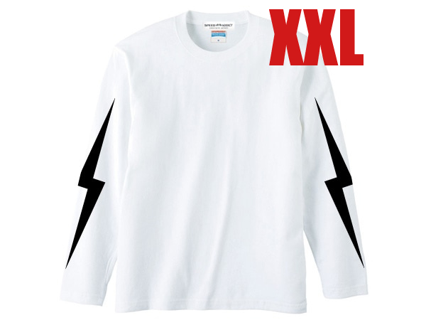 LIGHTNING BOLT L/S T-shirt WHITE XXL/長袖ロンtee袖プリントトライアンフノートンbsaベスパロッカーズロウブロウアートピンストライプvmxの画像1