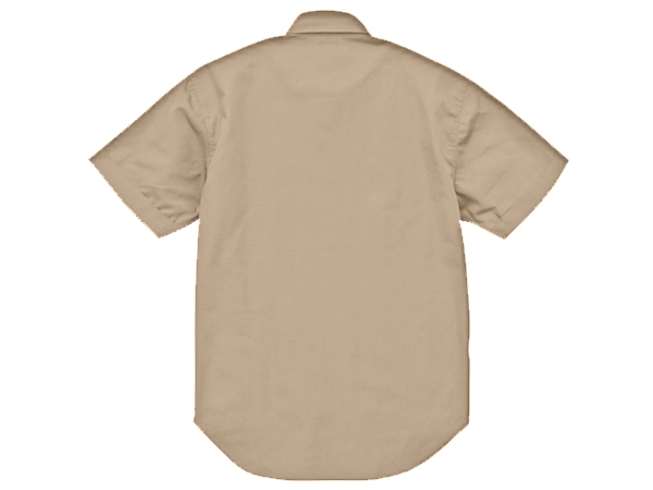 WORK SHIRT S/S SPEED ADDICT TRADE MARK BEIGE L/半袖シャツワークシャツ世界最速のインディアンボンネビルソルトフラッツトライアンフ50s_画像3