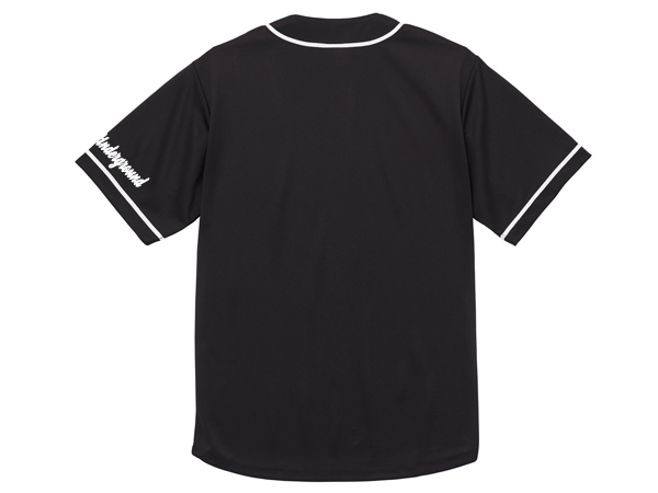 THE HELMET UNDERGROUND BASEBALL SHIRT BLACK S/ヘルメットアンダーグラウンドベースボールシャツアメカジ古着アメリカ野球メジャーリーグ_画像3