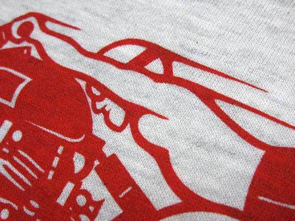 スピードアディクト T-shirt OATMEAL XL/tシャツ生成りアイボリー霜降り杢チョッパーバイク乗りnascarmotogpドラッグレースusaヴィンテージ_画像6