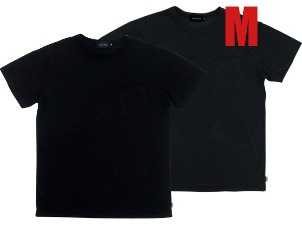 30's DESIGN POCKET Tシャツ 2pc SET BLACK×CHARCOAL M/チョッパーバイク乗りモーターサイクルオールドスクールツーリングドライブ二輪車_画像1