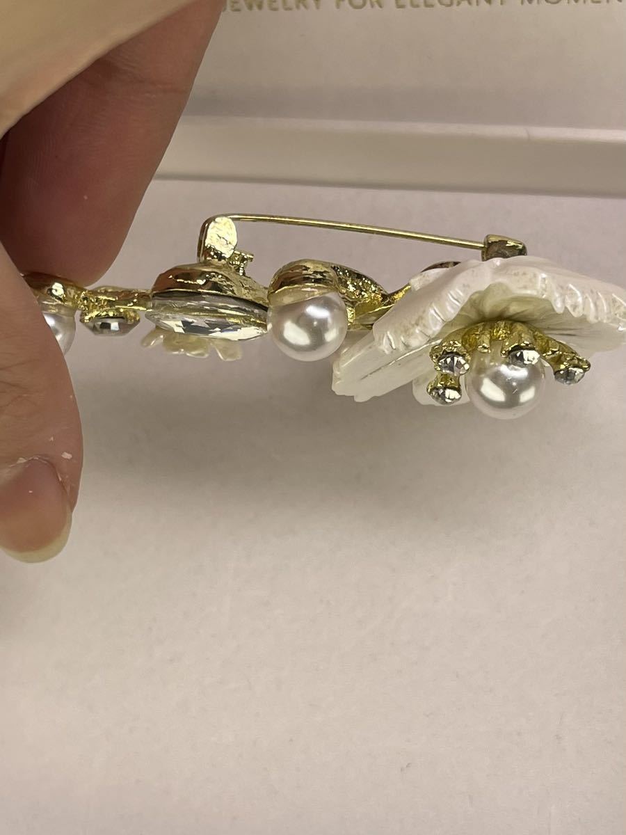 本真珠 本物真珠 淡水パールブローチ ペンダント兼用の画像5