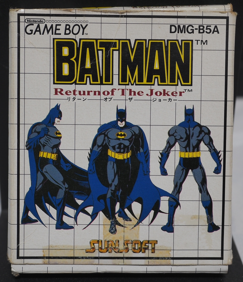 GB ソフト バットマン リターン オブ ザ ジョーカー サンソフト 箱