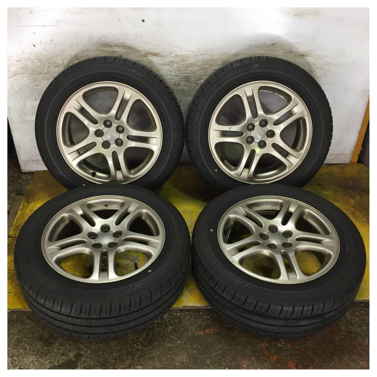 ④ BRIDGESTONE ECOPIA NH100RV 225/55R17 2021年製 9.5分目 PCD 100mm