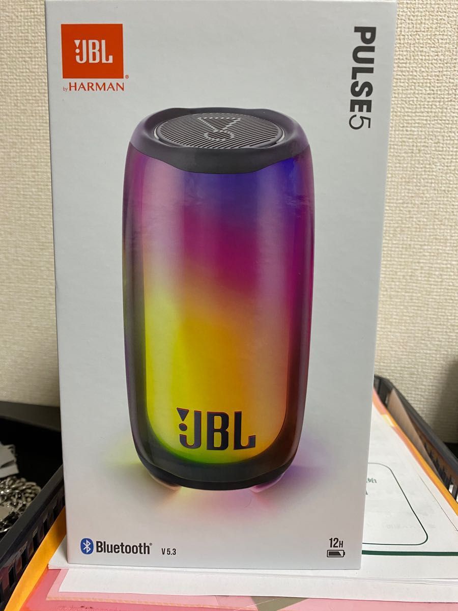 ポータブルBluetoothピーカー JBL Pulse 5 JBLPULSE5BLK Black